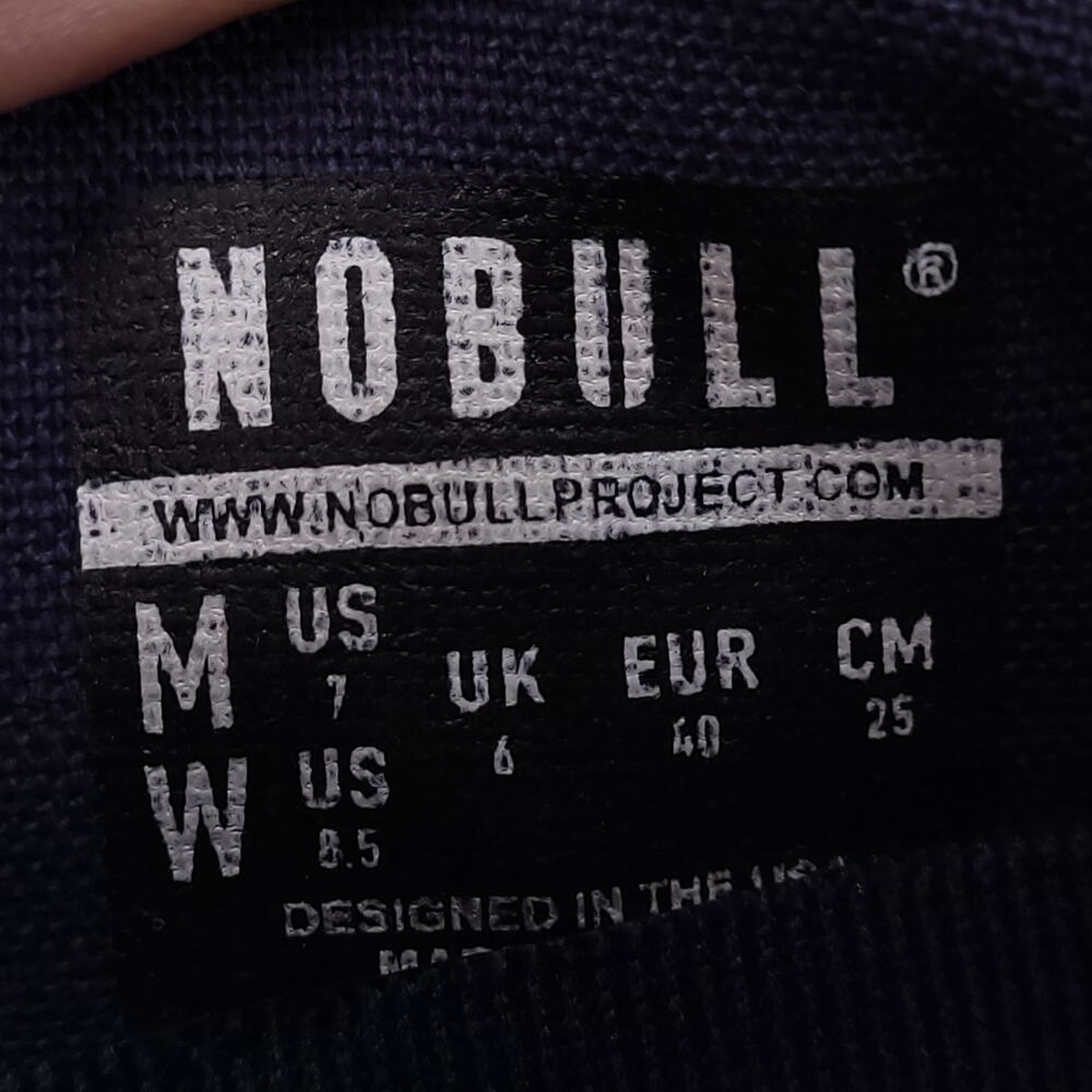 NoBull Lace Up Athletic Running Training Shoe Mens Size 7 Womens Size 8.5 Blue - Picture 10 of 10
